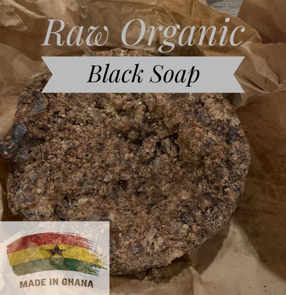 AUTHENTIC-RAW AFRICAN BLACK SOAP(LIQUID GOLD) FROM WEST AFRICA- 🇬🇭1 Pound