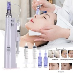 Facial Mesotherapy Machine Skin Care Injector 2 in 1 Water Injection Aqua Pen US