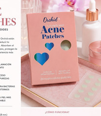 Orchid Hydrocolloid Acne & Blemish Face Patches 24 Ct Vegan Cruelty-Free