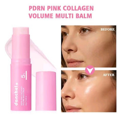 PDRN Pink Balm Stick Moisturizing Face Neck Care Makeup Primer Glow