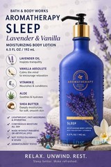 Bath & Body Works Aromatherapy Sleep Lavender & Vanilla Body Lotion, 6.5 fl oz