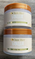 Tree Hut Vanilla Whipped Shea Body Butter 8.4 oz – Lot of 2