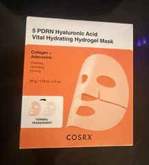 COSRX 5 PDRN HA Hydrogel Mask Hydrating Firming x3 Exp 10-2028