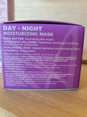 LA Splash SKINCARE Day + Night Moisturizing Face Mask Shea HA Vit E 1.77 oz