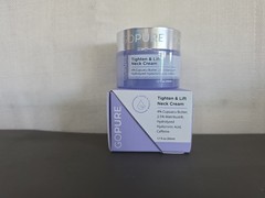 goPure Tighten & Lift Neck & Chest Moisturizer Cream for Visibly Firming 1.7 oz