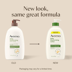 Aveeno Daily Moisturizing Lotion 18oz Body Lotion Fragrance Free Dry Skin