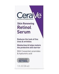Cerave Skin Renewing Retinol Serum Encapsulated Retinol 1 Oz Exp: 10/26