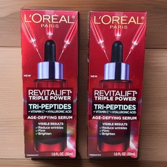 Loreal~Revitalift Triple Power Age-Defying Serum ~ 1 oz ~ Tri-Peptides 2PK!