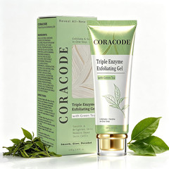Triple Enzyme Green Tea Exfoliating Aqua Peel Gel, Deep Pore Face Exfoliant, Gen