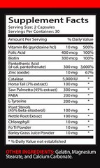 Stop gray hair – GRAY HAIR SOLUTION. DIETARY SUPPLEMENT – Anti gray complex – 6B