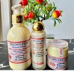 Golden Face lightening body lotion + vitamin E. 250ml, Serum, Face Cream
