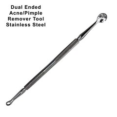 STAINLESS STEEL PIMPLE ACNE BLEMISH REMOVER EXTRACTOR WHITEHEAD BLACKHEAD TOOL