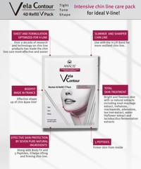 Double Chin Remover Face Lifting Firming Shaping Vela Contour 5 patches, masks