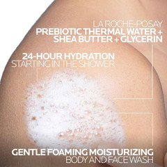 La Roche-Posay Lipikar AP+ Gentle Foaming Moisturizing Wash, Shea Butter + Niaci