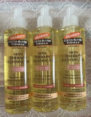 3 Bottles Palmers Cocoa Butter Skin Therapy Cleansing Oil Face Rosehip 6.5 fl oz
