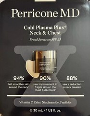NEW Perricone MD Cold Plasma Plus+ Neck & Chest Broad Spectrum SPF 25 AUTHENTIC*