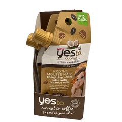 LOT OF 4 – YES TO COCONUT ULTRA HYDRATING FROTHE MOUSSE MASK 2fl oz EACH 6oz TTL