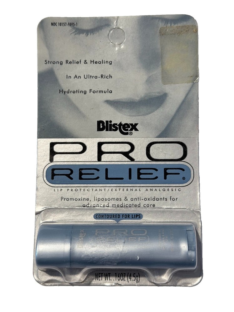 RARE! (1) Blistex Pro Relief Contoured Medicated Lip Balm Sealed