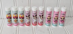 Two 9 LOL Surprise Girls Bubble Gum/Strawberry/Rasp Flavored New Factory Sealed