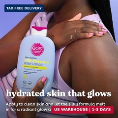 eos Shea Better Body Lotion Vanilla Cashmere, 24-Hour Moisture Skin Care, Lightw