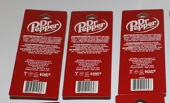 Lot (3) Taste Beauty Dr. Pepper Flavored 0.12 oz FLAVOR: DR.Pepper SEALED/NEW