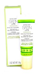 MARY KAY SATIN LIPS SHEA BUTTER BALM~LIP BALM~WHITE TEA & CITRUS~FULL SIZE~NIB!!