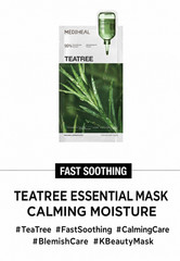 MEDIHEAL teatree Essential Mask Sheet 10pcs fastsoothing clamingcare K-Beauty