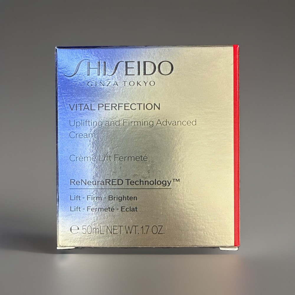 Shiseido Vital Perfection Uplifting Firming Face Cream 1.7oz 50mL Anti-Aging New