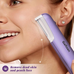 Galtxen Dermaplaning Tool for Women – Facial Exfoliation & Peach Fuzz Purple