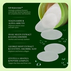 Korean Toner Pads for Dark Spots, Wrinkles & Dull Skin – Hydrating Facial Treatm
