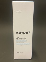MEDICUBE Zero Foam Cleanser – Deeply cleanses, remove impurities 120g SEALED