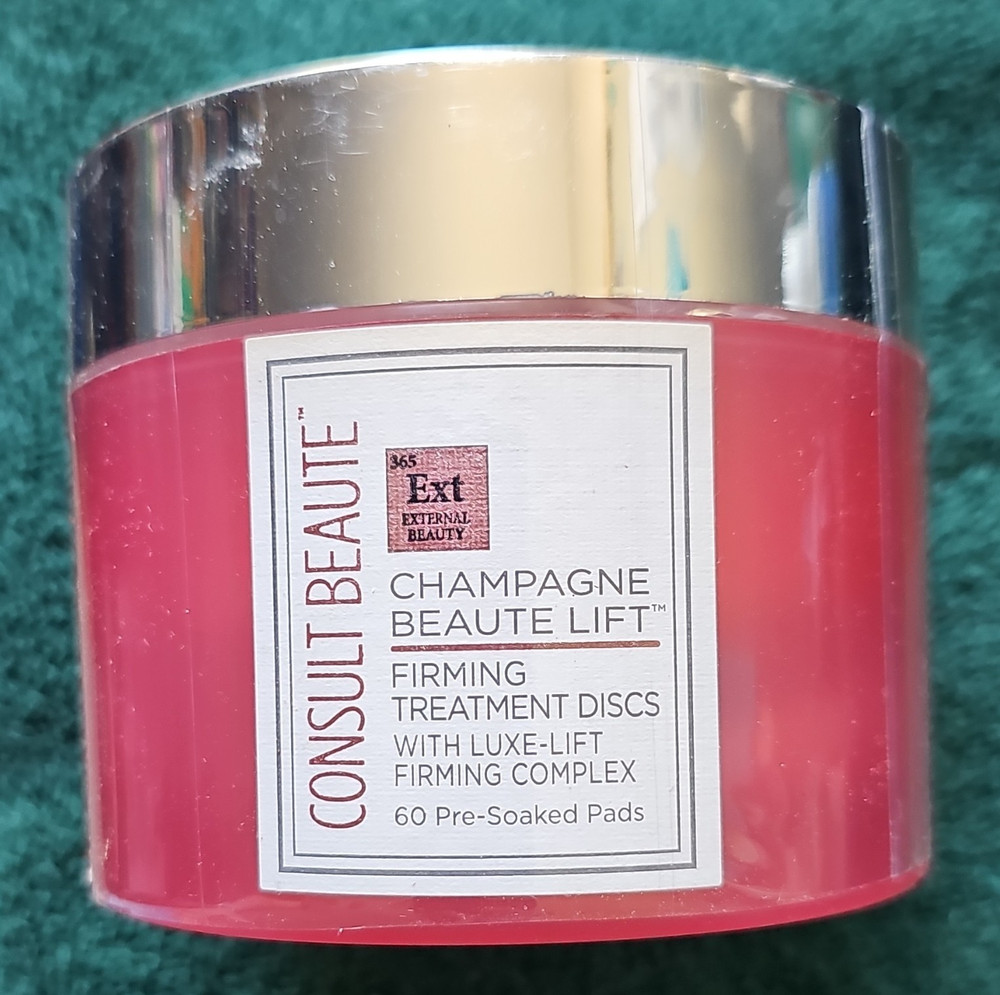 Consult Beaute Champagne Beaute Lift Firming Pads Face/Neck 60 w/ AHA/BHA