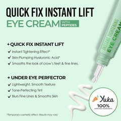 Peptides Instant Eye Tightener – Firms & Smooths – Hydrating Under Eye Cream …