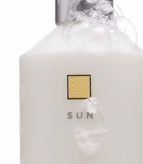 Ore Ageless Aloe Moisture Wash-exfoliating sugar cane and apple extracts.
