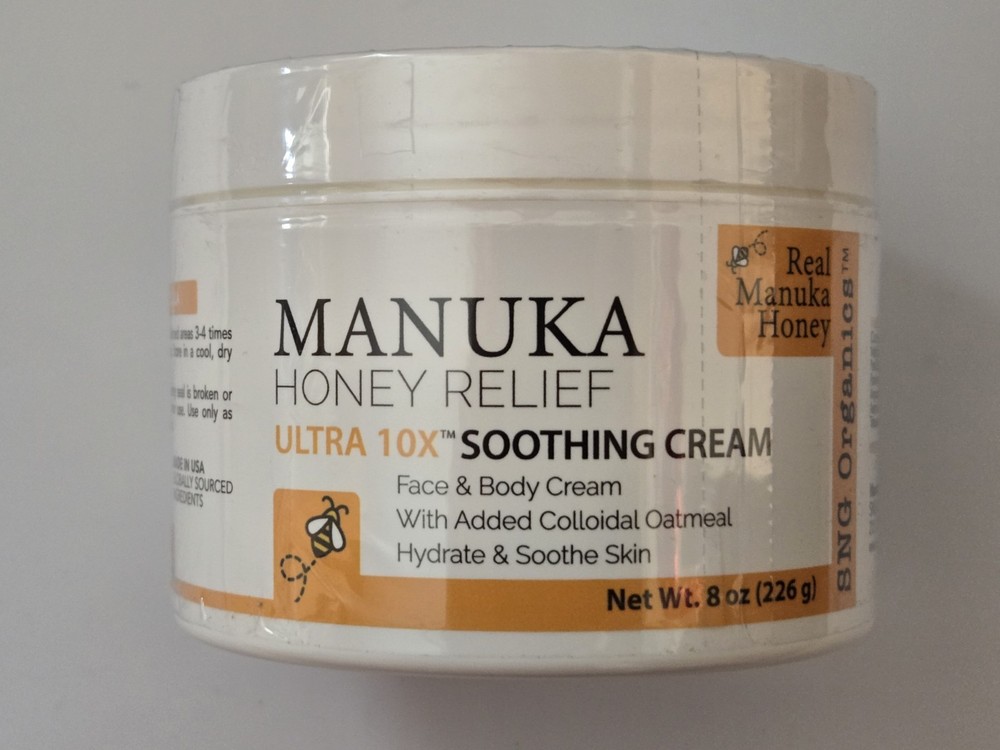 Super Natural Goods Manuka Honey Cream 8oz – Hydrating Lotion for All Skin Types
