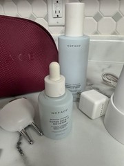 NuFACE Trinity+ Mini+ Microcurrent Facial Toning Device w/ Charging Stand
