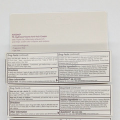 Aveeno 1% Hydrocortisone Anti-Itch Cream, 1 oz (2 Pack) Exp: 02/2026