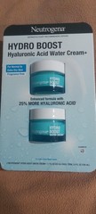 Neutrogena Hydro Boost Hyaluronic Acid Water Cream 2-Pack 1.7 fl oz Unscented