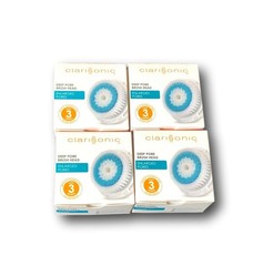 Original Clarisonic 4 Pk Deep Pore Face Cleanser Replacement Brush heads