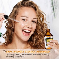 Vitamin C Serum Face Brightening Hyaluronic Acid Dark Spot Glow 60ml 2 Pack