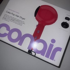 Hair Dryer Compact Cake Pop Tourmaline Ceramic 3 Heat Pink Conair Diffuser Blow