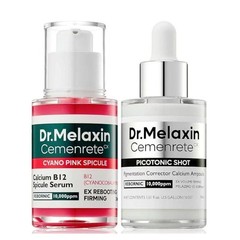 Dr.Melaxin Cyano Pink Spicule & Picotonic Serum Duo – 1.01 oz, Korean Skin Care
