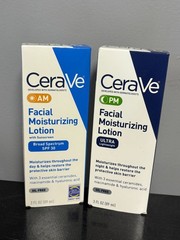 Cerave 3oz AM/PM Facial Moisturizing Lotion Pack EXP 2027