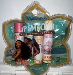 Moana Lip Smacker Best Flavor Forever 4pc. Lip Balm Set With Zip Pouch