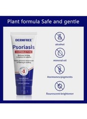DERMFREE Psoriasis Control Body Cream Eczema Ointment with Salicylic 3.4 Ounces