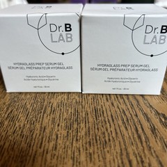 Dr. B Lab Hydraglass Prep Serum Gel Full Size 1 oz – 30 ml | NIB Set Of 2