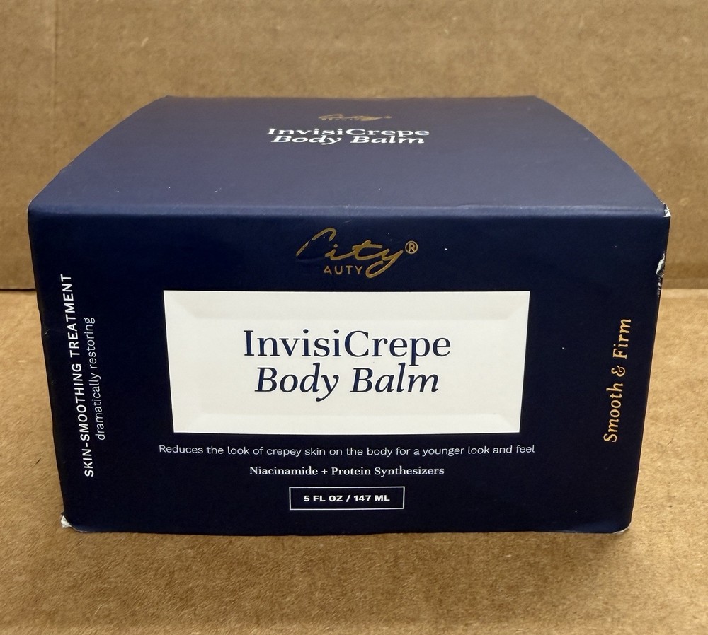 AUTHENTIC City Beauty InvisiCrepe Body Balm 5 Fl oz Smooth Firm NEW MFG 3/21