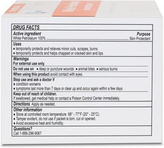 Box of 144 White Petrolatum Jelly for Dry or Cracked Skin, Soothing White Pet…