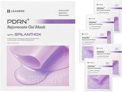 LEADERS PDRN+ Rejuvenate Gel Mask – Overnight Hydrogel 5 Ct. Korean Sheet Masks