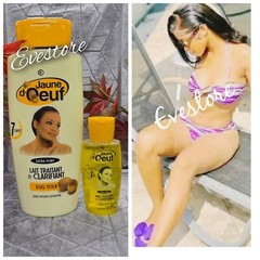 Jaune d&rsquo;oeuf egg yolk body lotion 450 ML & Oil 60 ML